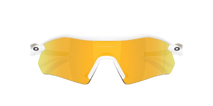 Ochelari Oakley Radar Plate Polished White/Gold Frame/Prizm 24K Polarized Lenses