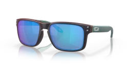 OAKLEY Holbrook Prizm Sapphire Lenses/Matte Black-Red Colorshift Frame - 2023