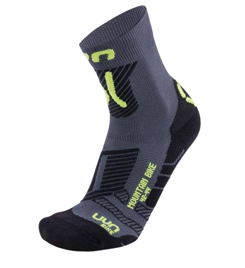 Sosete de Ciclism UYN Man Cycling MTB Anthracite/Yellow Fluo