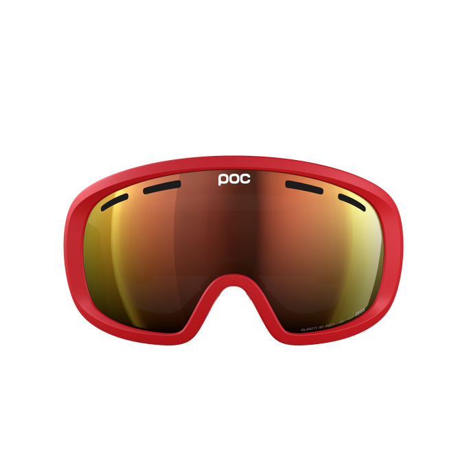 Ochelari de schi POC Fovea Mid Prismane Red/Partly Sunny Orange - 2025/26