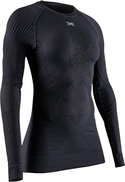 Cămașă termică X-bionic Energy Accumulator 4.0 Shirt LG SL Wmn Opal Black/Arctic White - 2025/26