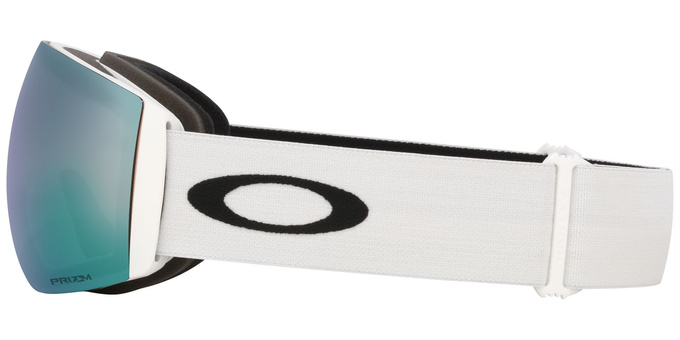 Ochelari de schi Oakley Flight Deck Pro L Matte White/Prizm Snow Sapphire Iridium + Additional lens Prizm Snow Iced Iridium - 2025/26