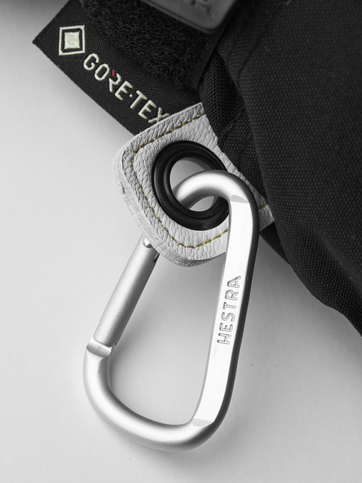 Mănuși Hestra Army Leather Gore-Tex Mitt Black/Natural Grey - 2025/26