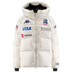 Geaca Kappa 6CENTO 668C US White Coconut - 2024/25