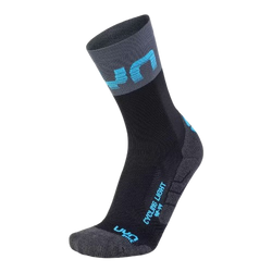 Sosete de Ciclism UYN Man Cycling Light Socks Black/Grey/indigo Bunting