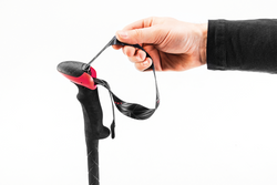 LEKI Micro Vario Carbon Red Red Black bețe de trekking - 2021