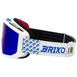 Ochelari de protecție Briko Vulcano Mask Italia White/Science Blue - 2025/26