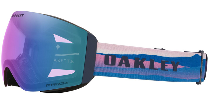 Ochelari de schi Oakley Flight Deck Pro M Mikaela Shiffrin Sig/Prizm Snow Iced Iridium + Additional lens Prizm Snow Sapphire Iridium - 2025/26