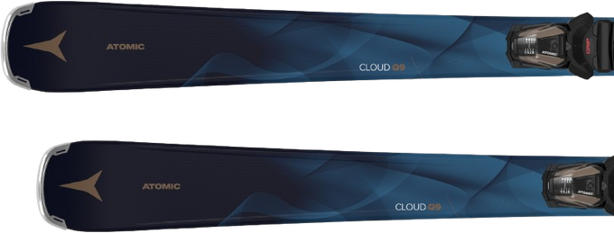 Schiuri Atomic Cloud Q9 + M 10 GW Black/Sand - 2025/26