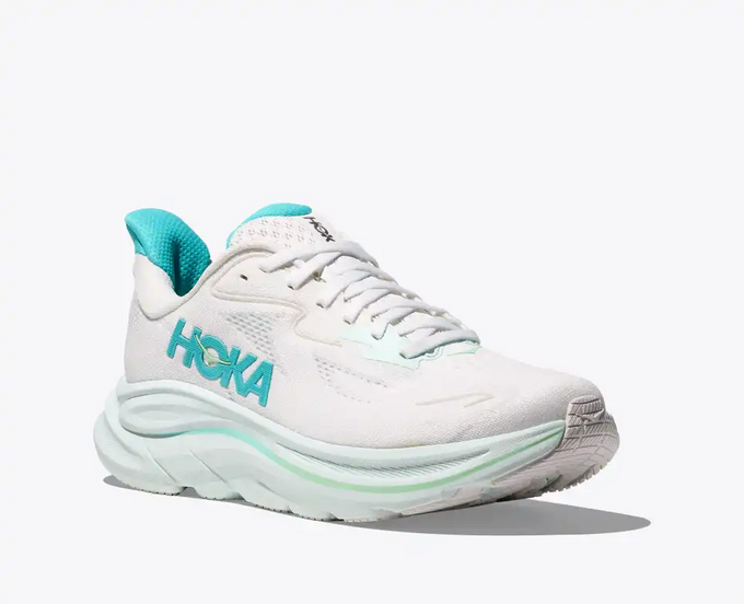 Pantofi pentru femei Hoka Clifton 10 White/Cielo Blue