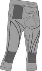 Bărbați X-bionic Energy Accumulator 4.0 Pants 3/4 Men Seal Grey/Light Grey - 2024/25