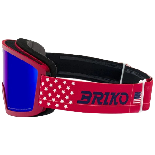 Ochelari de protecție Briko Frostbite USA Matt Red/Tanganora Blue - 2025/26