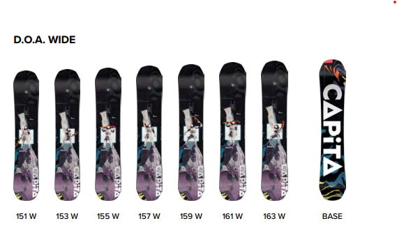 Snowboard Capita D.O.A. Wide - 2025/26