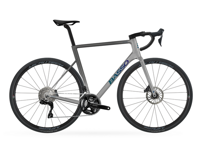Bicicleta de drum BASSO Astra 105 Di2 Gray Asphalt/Microtech Mr Lite - 2023