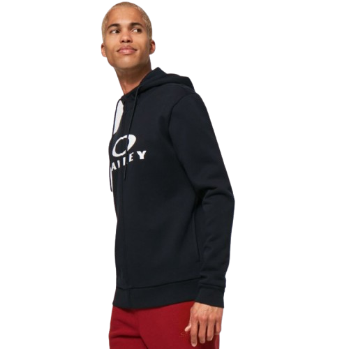 Hanorac Oakley Bark FZ Hoodie 2.0 Black/White