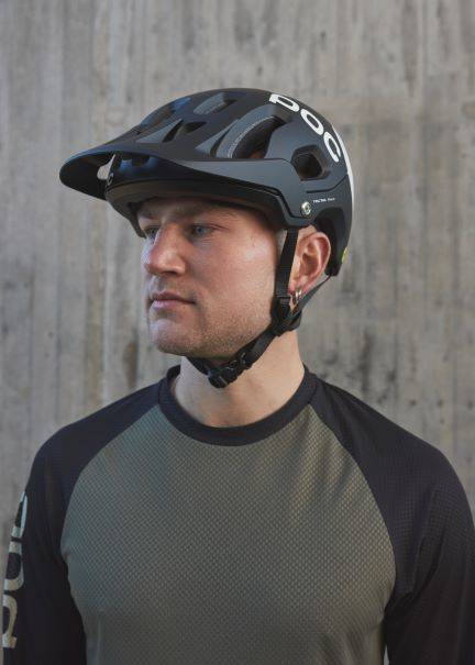 Cască de bicicletă POC Tectal Race MIPS Uranium Black/Hydrogen White Matt 2025