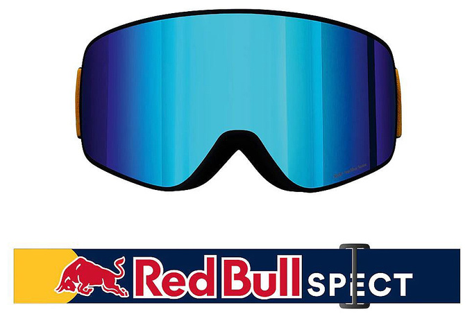 Ochelari de protecție Red Bull Spect RUSH Blue/Red With Blue Mirror - 2025/26