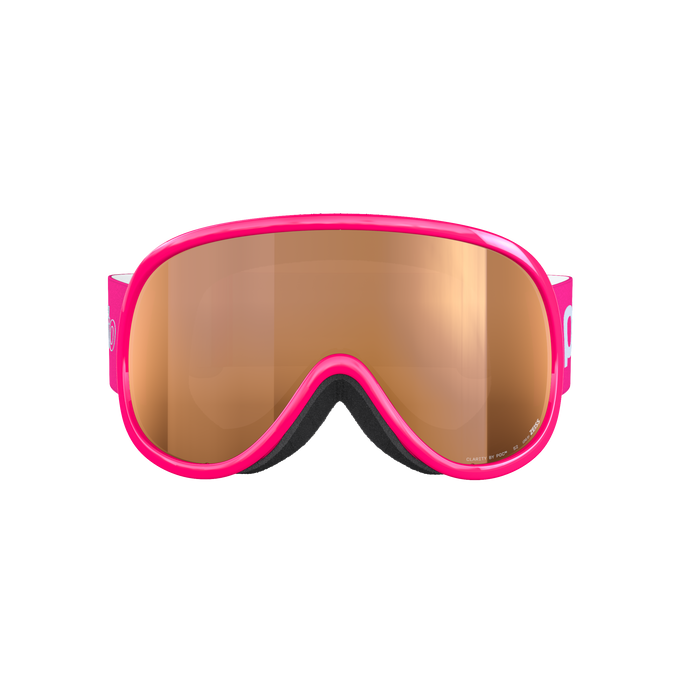 Ochelari de protecție POC Pocito Retina Fluorescent Pink/Partly Sunny Light Orange - 2025/26