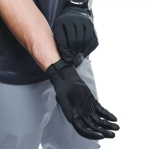 Mănuși de ciclism Hgc Hybrid Gloves Black/Black - 2023
