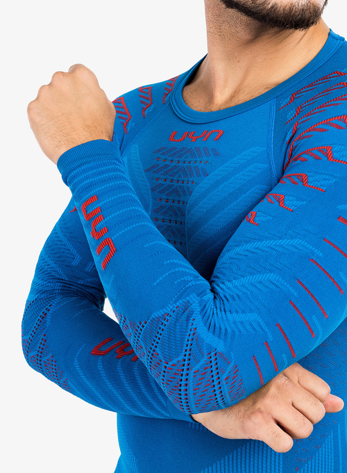 Cămașă UYN Man Resilyon Uw Shirt Lg Sl.turtle Neck Blue/Red - 2024/25