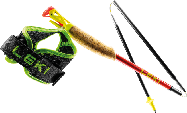 Bețe de alergare LEKI Ultratrail FX One Superlite Red Trail Running Poles