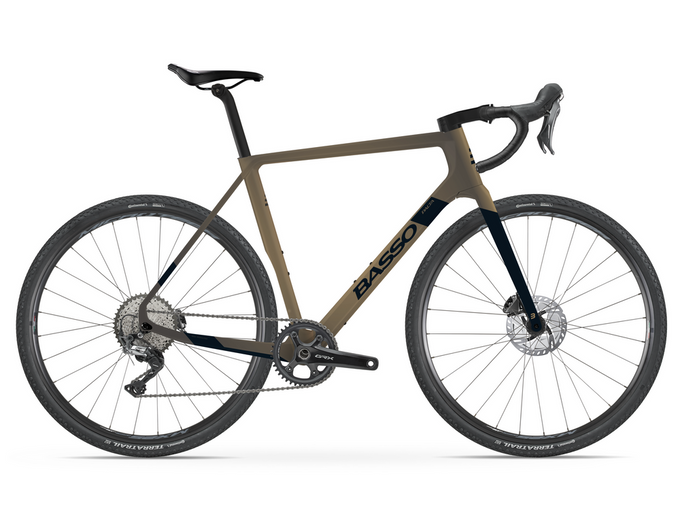Gravel Bikes BASSO Palta GRX 800 1x11 Gold Burn/Microtech MX25  - 2023