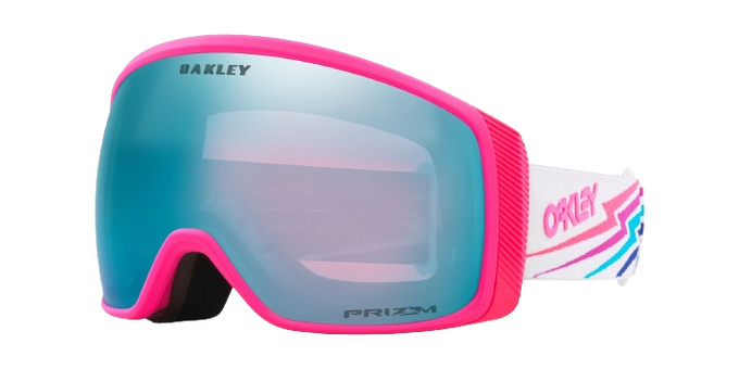Ochelari de protecție Oakley Flight Tracker M White Bolt Prizm Snow Sapphire Iridium - 2024/25