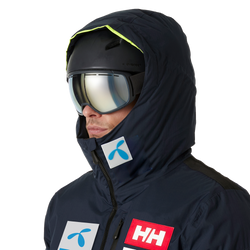 Jacheta de schi Helly Hansen Kvitfjell Race Puffy Jacket Navy NSF Team - 2024/25