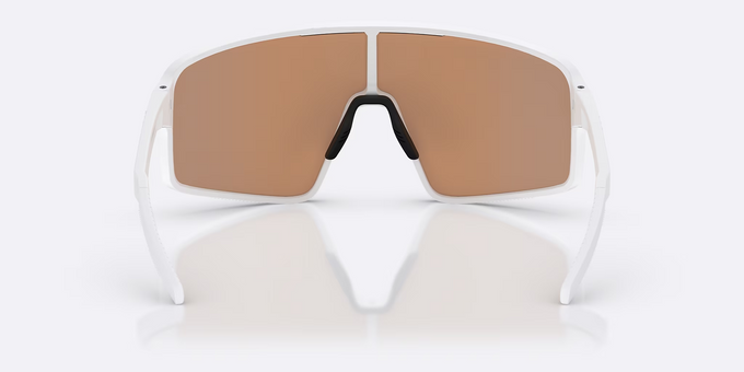 Ochelari de vedere BLIZ P001 Frame Matte White with N_O_N Coral/Orange Mirror Blue Lenses