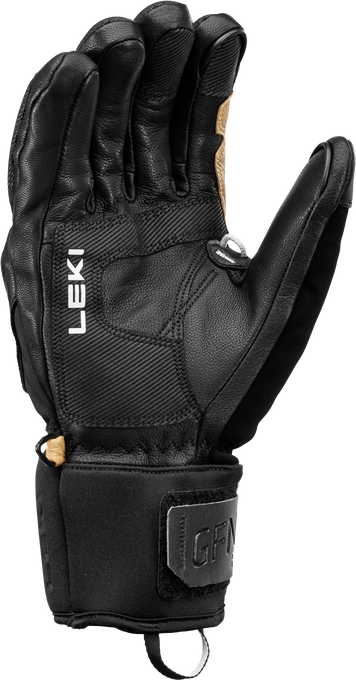 Mănuși LEKI Griffin Pro 3D Black/Tan - 2025/26