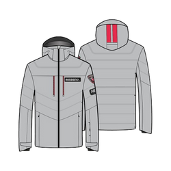 Geaca de schi Rossignol Hero Blackside Puffy JKT Soft Gray - 2024/25