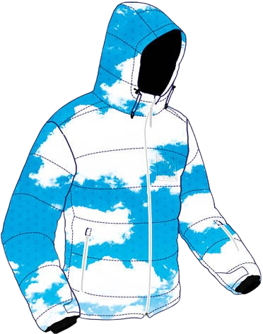 Geaca de schi ENERGIAPURA Fluid Junior Jacket Cielo - 2022/23
