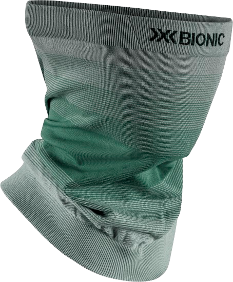 Cămașă de gât X-bionic Invent FX Neckwarmer Sage Green/Light Grey/White - 2024/25