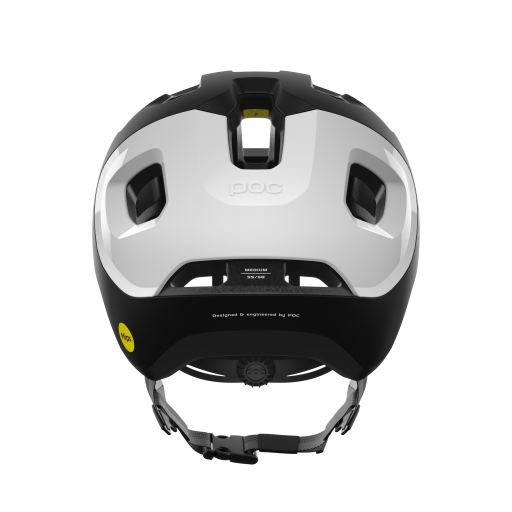Cască de bicicletă POC Axion Race MIPS Uranium Black Matt/Hydrogen White