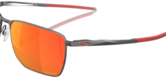Ochelari de vedere Oakley Ejector Matte Gunmetal Frame / Prizm Ruby Lenses
