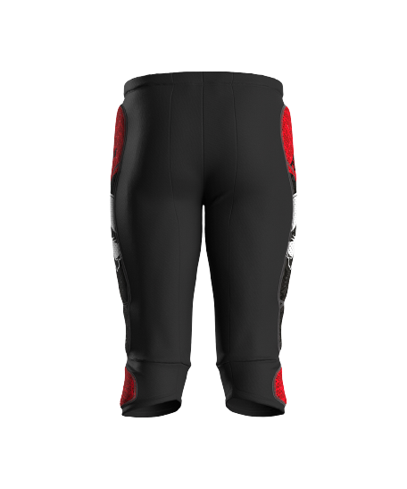 Pantaloni scurți Energiapura Panta Racing 3/4 Red/Black - 2024/25