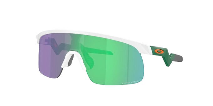Ochelari de vedere Oakley Resistor Matte White Frame/Prizm Jade Lenses