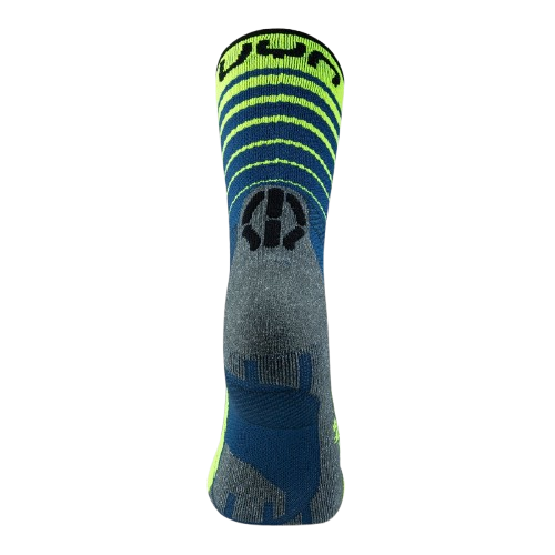 Șosete de exterior UYN Man Runner's Five Socks Blue/Yellow Fluo