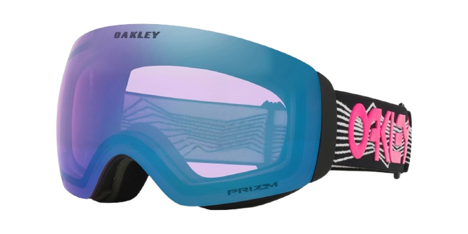 Ochelari de schi Oakley Flight Deck M Black Wired/Prizm Snow Iced Iridium - 2025/26