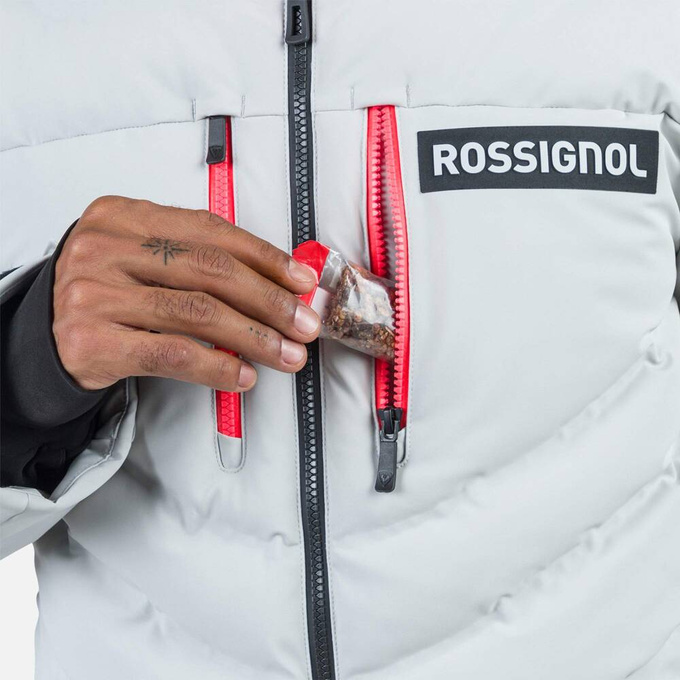 Geaca de schi Rossignol Hero Blackside Puffy JKT Soft Gray - 2024/25
