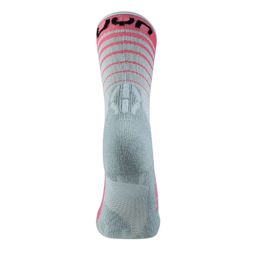 Șosete de exterior UYN Woman Runner's Five Socks Light Grey/Pink