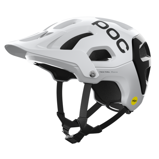 Cască de ciclism POC Tectal Race MIPS Hydrogen White/Uranium Black 2025