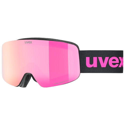 Uvex PWDR FM Black Matt/Mirror Pink - 2025/26