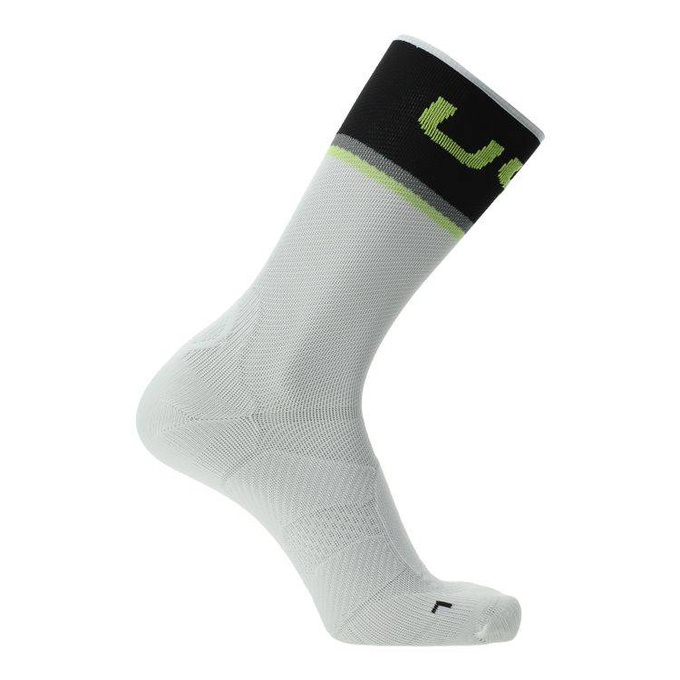 Sosete de Ciclism UYN Man Cycling One Light White/Black