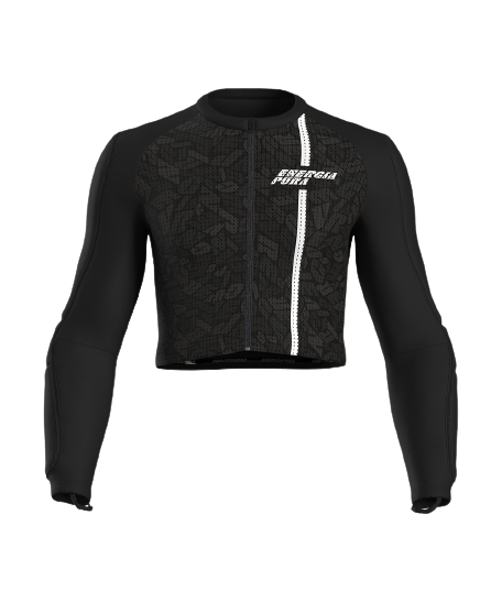 Cămașă cu protecție ENERGIAPURA Gudauri Racing Black - 2023/24
