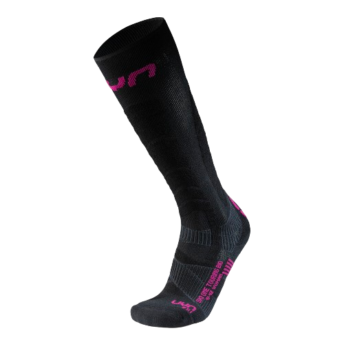 Șosete de schi UYN Women Ski Touring One Bio Socks Black/Pink Yarrow - 2025/26