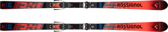 Schiuri Rossignol Hero Athlete GS PRO 126 -171 R21 + NX 7 GW B73 Black Hot Red - 2025/26