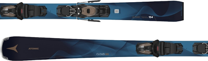 Schiuri Atomic Cloud Q9 + M 10 GW Black/Sand - 2025/26