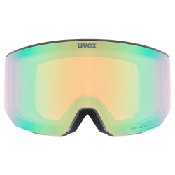 Uvex lace ATTRACT FM Black Matt/Mirror Opal + spare lens - 2025/26