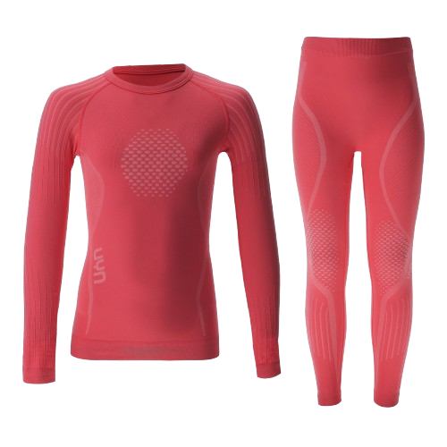 Îmbrăcăminte termoactivă UYN Junior Visyon 2.0 Uw Set (Shirt Lg. sl./pants Long) Sweet Pink - 2025/26